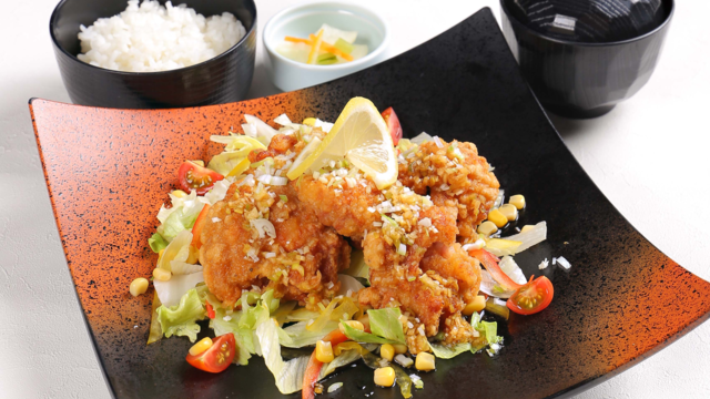 油淋鶏（ご飯・味噌汁・香の物付）