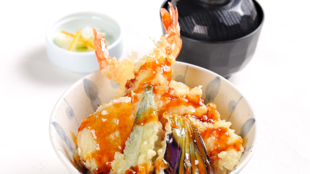 海老天丼（味噌汁・香の物付）