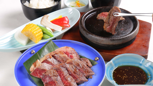 ☆数量限定☆　鉄板牛ロースステーキ膳